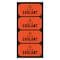 Fuel Stickers Coolant Sticker, Antifreeze Sticker: Hvy-Dty Label, Ultra-Durable, 2''x1'', 4PK Z-2X1COOL-4PK - alternate 1